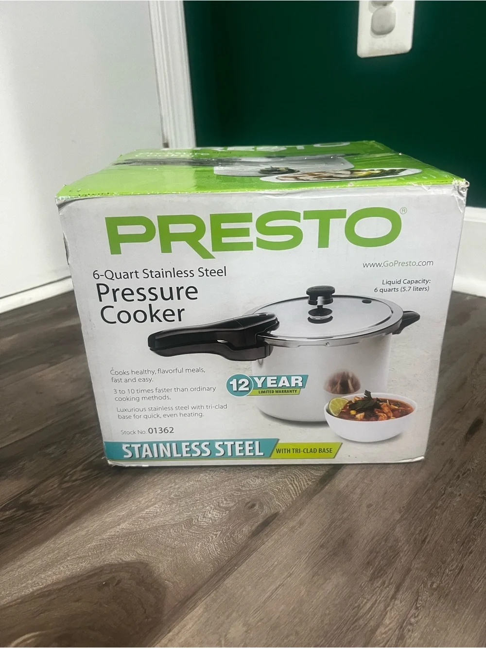 Presto 6 Quart Aluminum Pressure Cooker